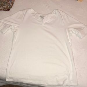 White V koch t shirt